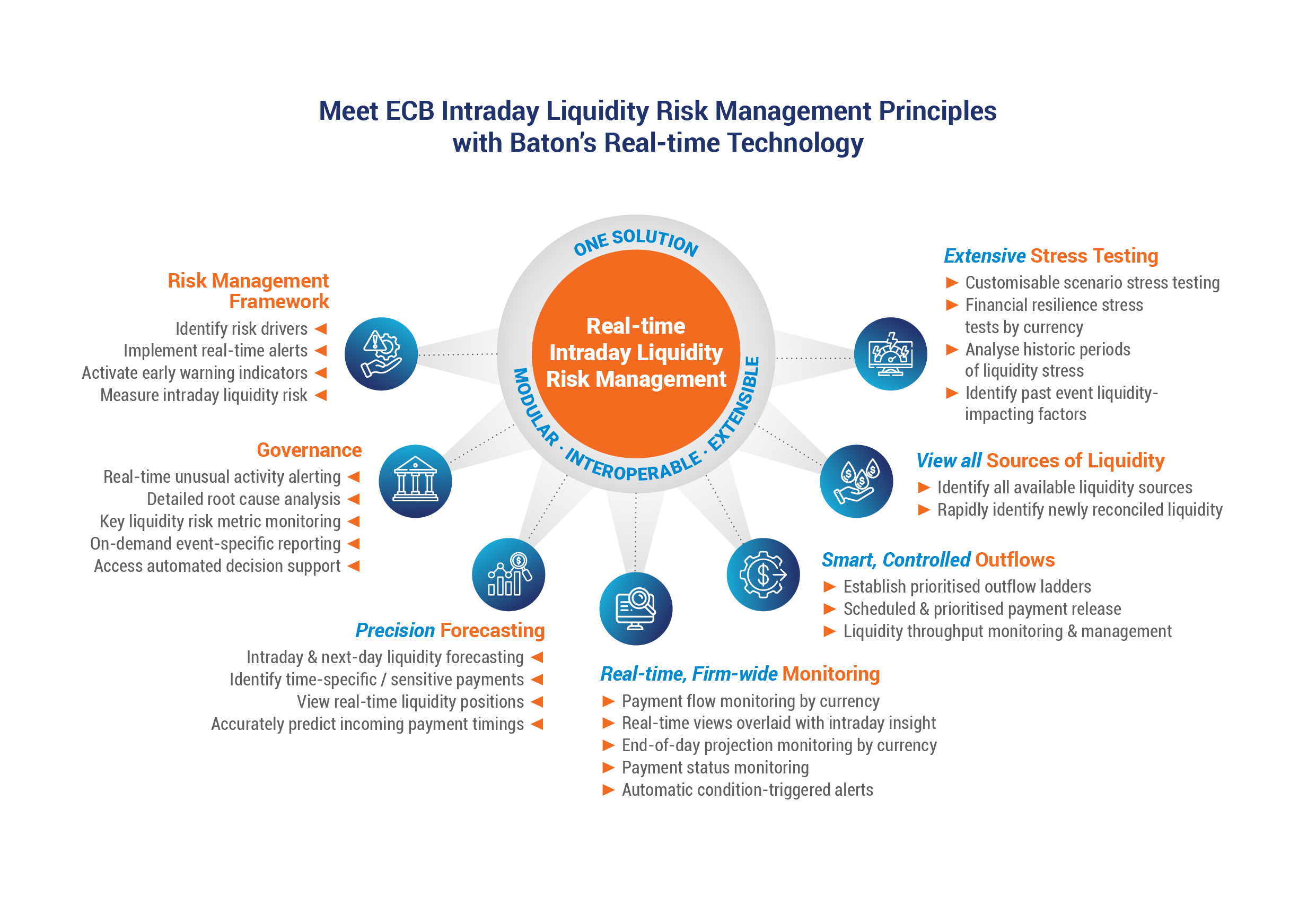 Meeting ECB Intraday Liquidity Risk Principles with Baton