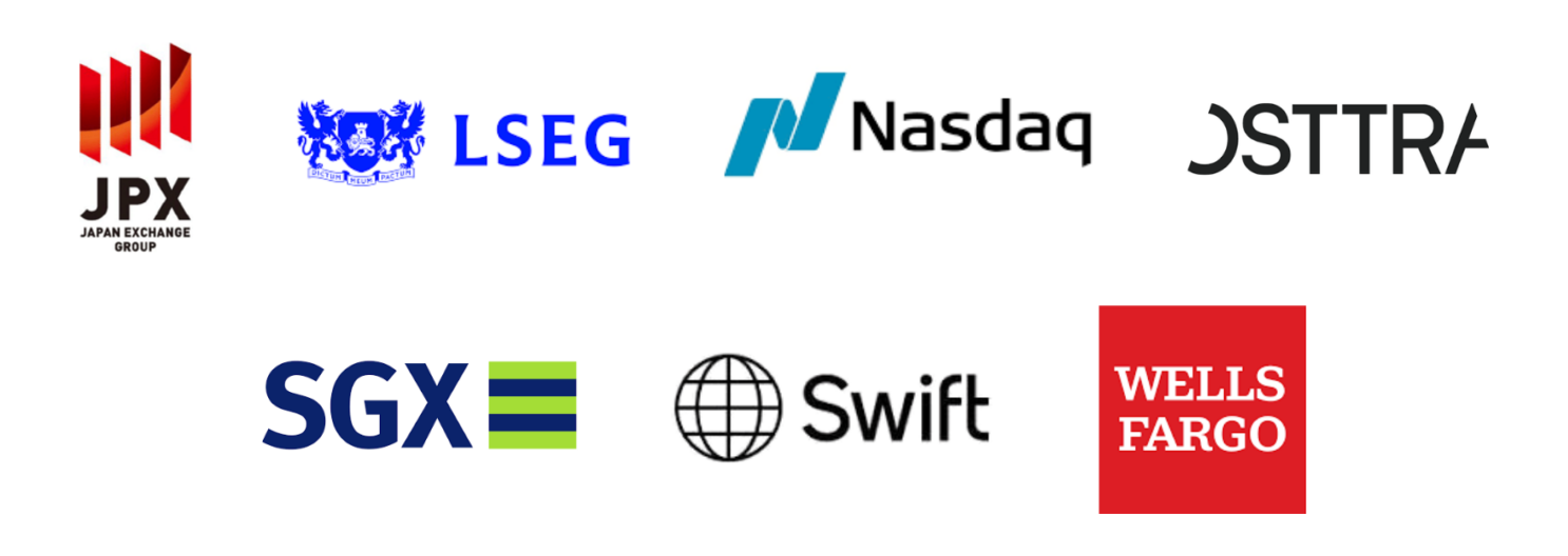 JPX, LSEG, Nasdaq, OSTTRA, SGX, Swift, Wells Fargo